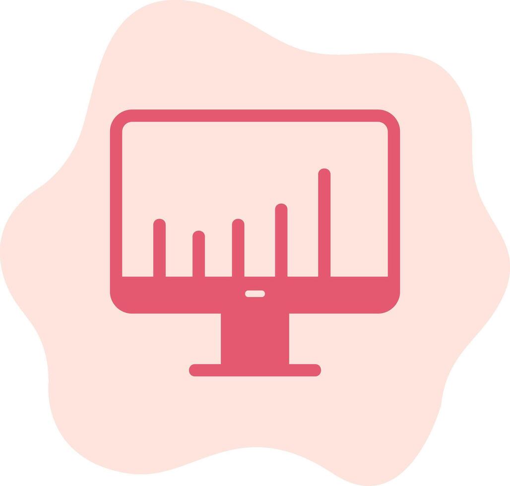 Monitor Screen Vecto Icon vector