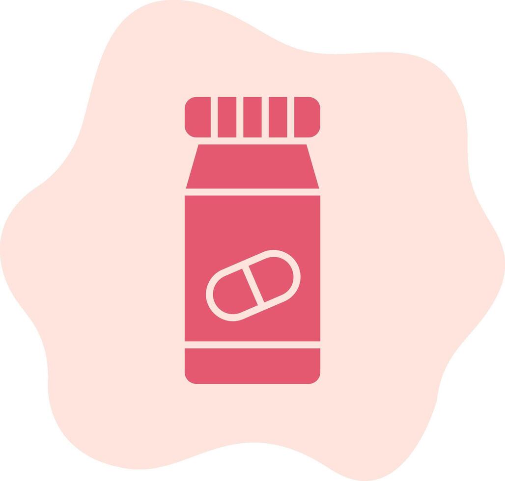 pastillas botella vecto icono vector