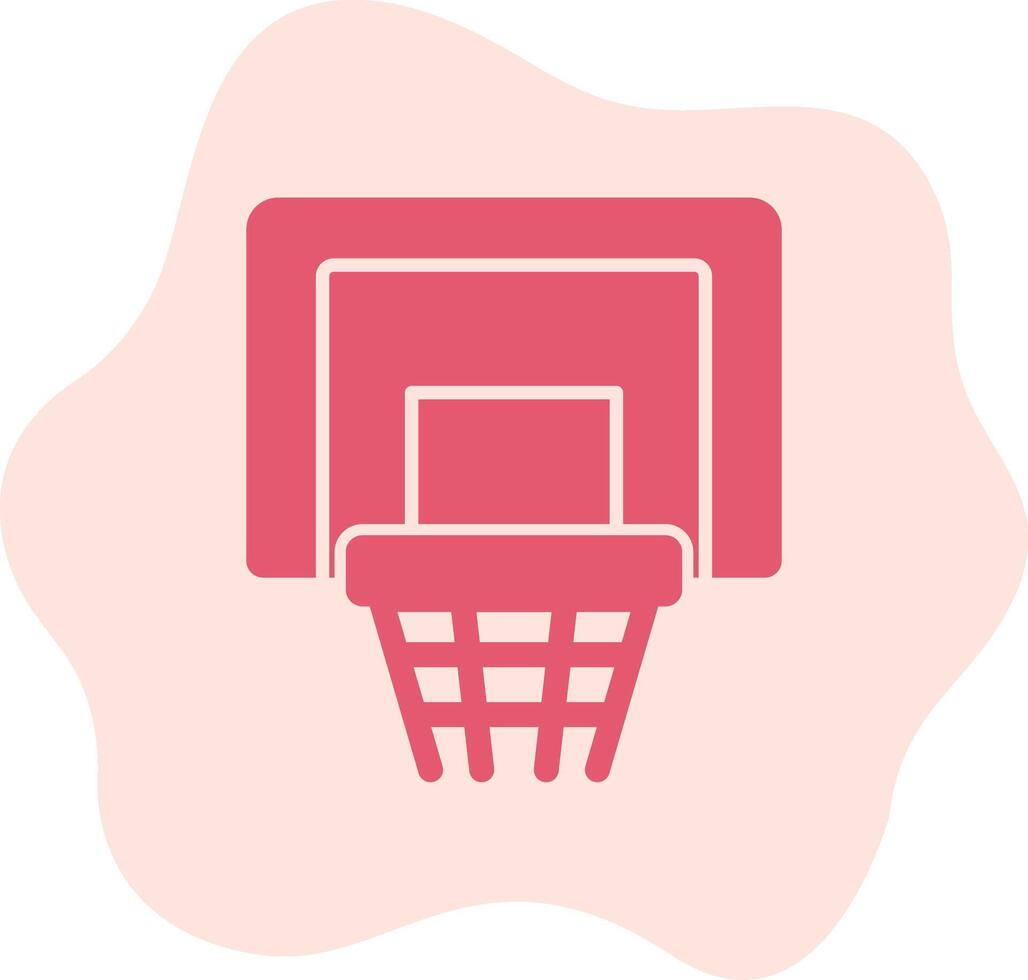 Basketball Hoop Vecto Icon vector