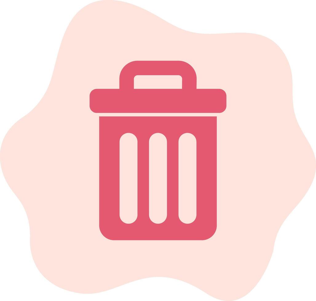 Trash Bin Vecto Icon vector