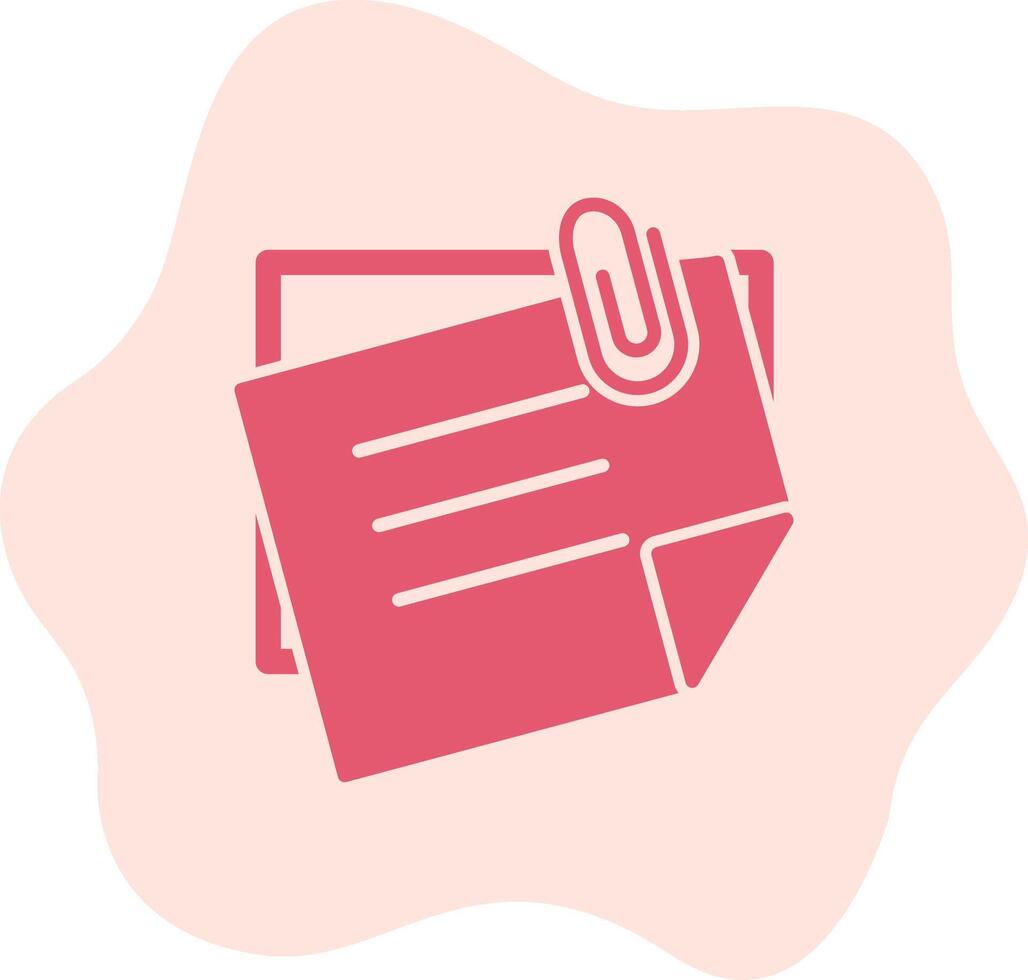 Sticky Notes Vecto Icon vector