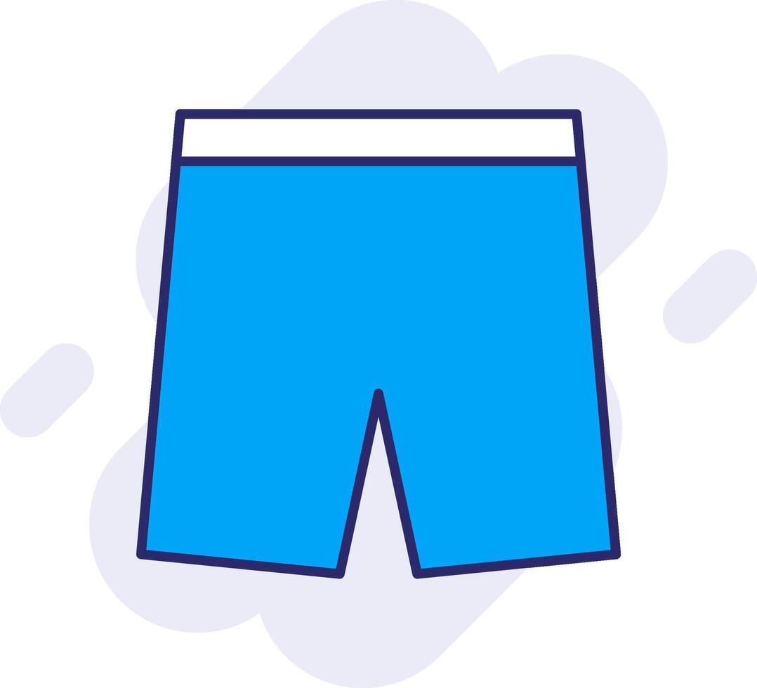 Shorts Line Filled Backgroud Icon vector