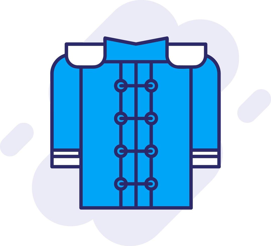 Marching Uniform Line Filled Backgroud Icon vector