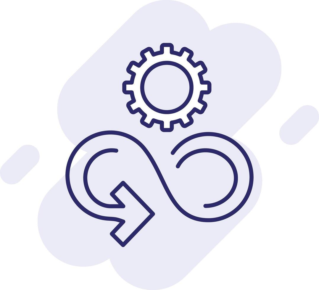 Responsible Consumption Line Filled Backgroud Icon vector