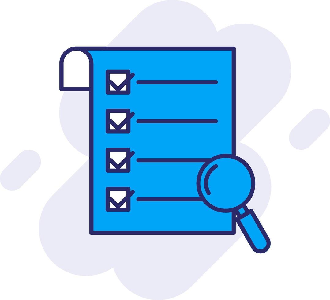 Research Line Filled Backgroud Icon vector