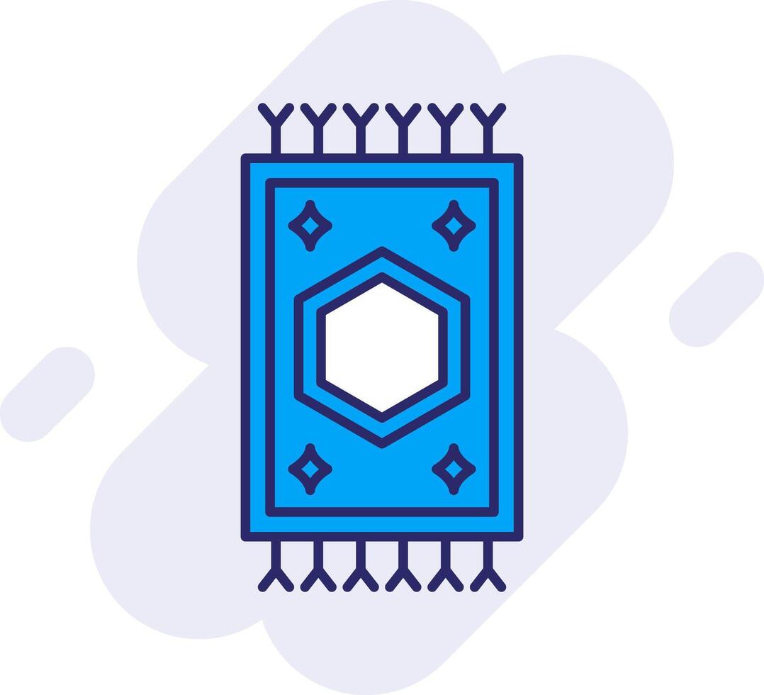 Carpet Line Filled Backgroud Icon vector