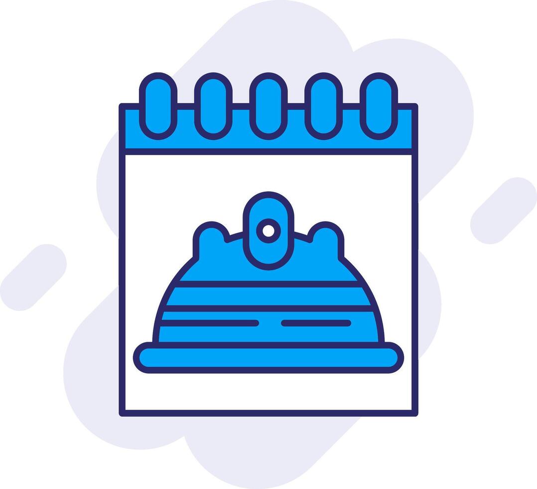 Labour Day Line Filled Backgroud Icon vector