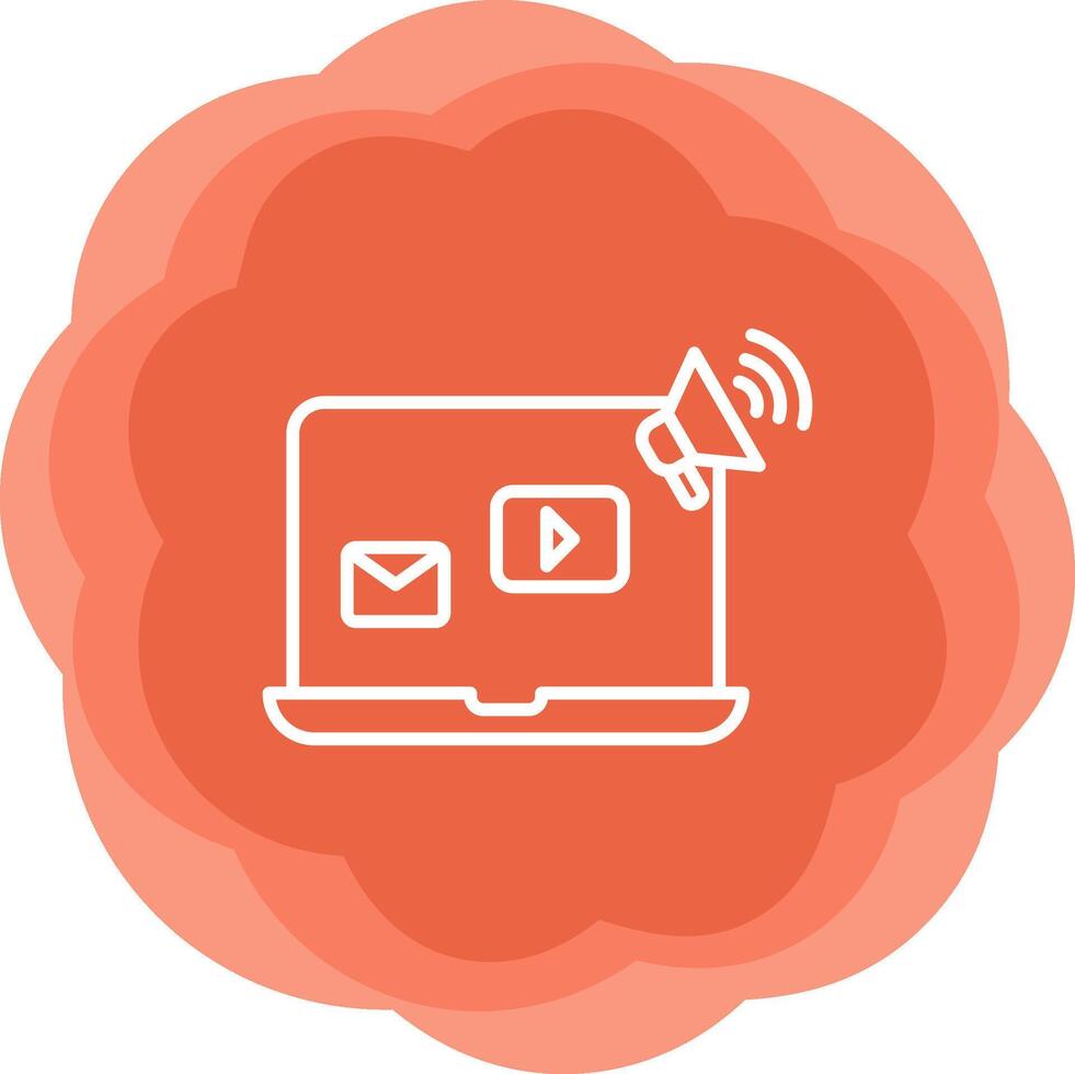 Social Media Marketing Vecto Icon vector