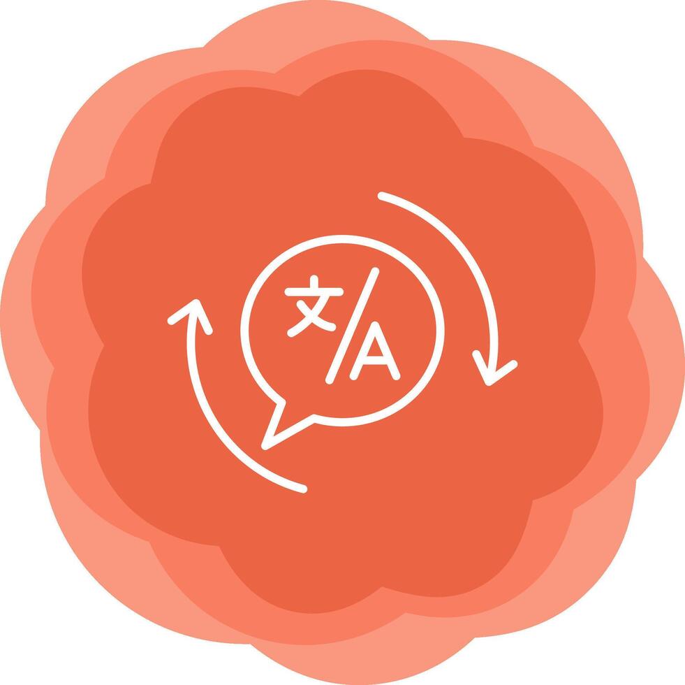 Translation Vecto Icon vector