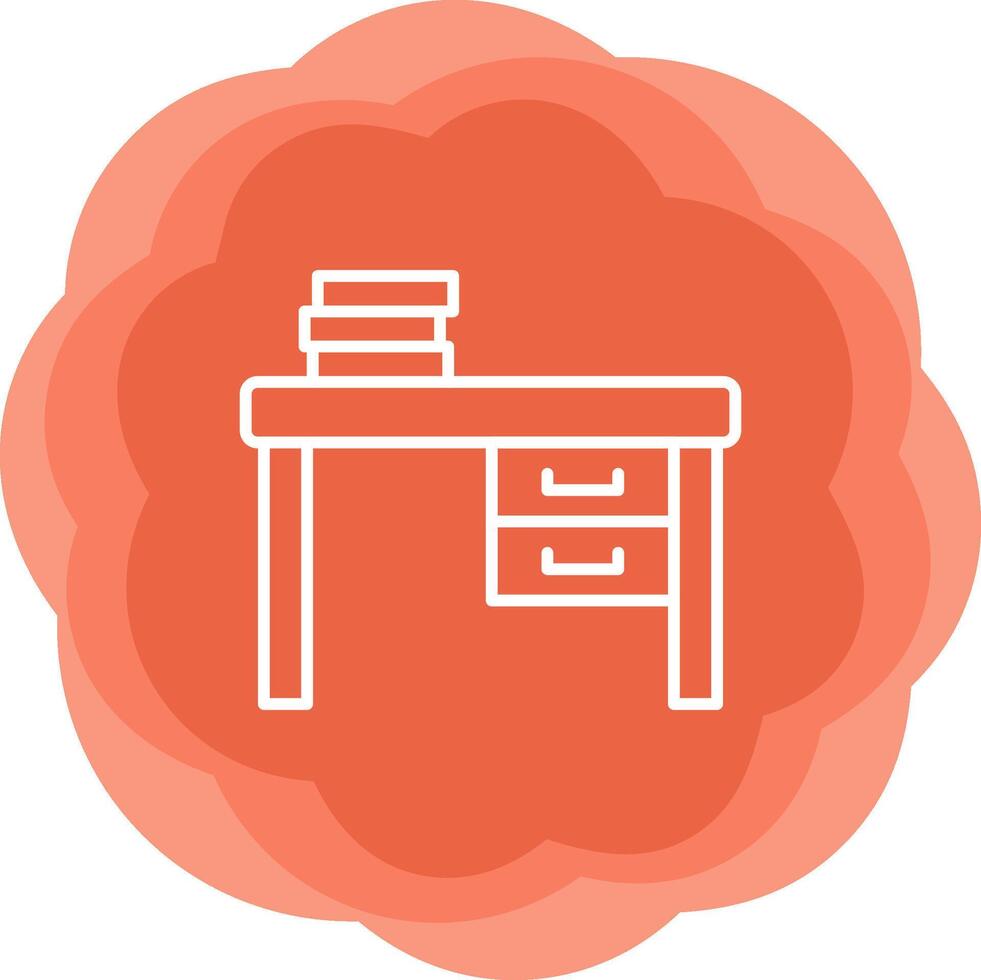 Work Desk Vecto Icon vector