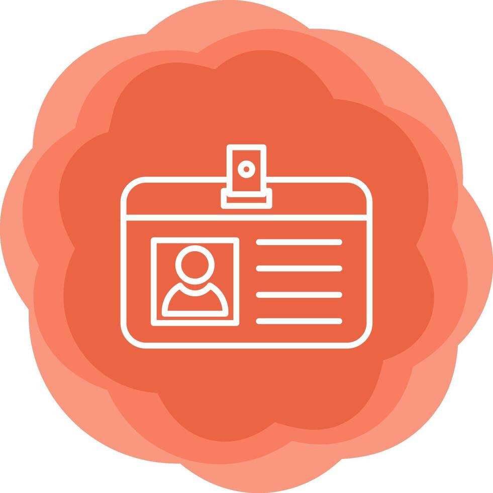 Identification Card Vecto Icon vector