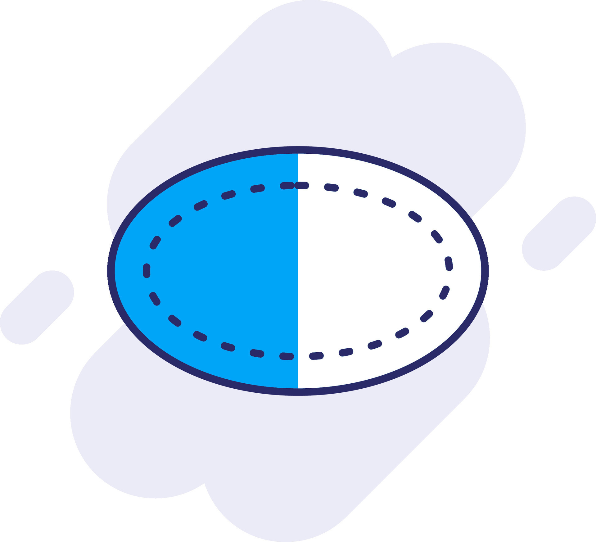 Oval Line Filled Backgroud Icon 38163349 Vector Art at Vecteezy