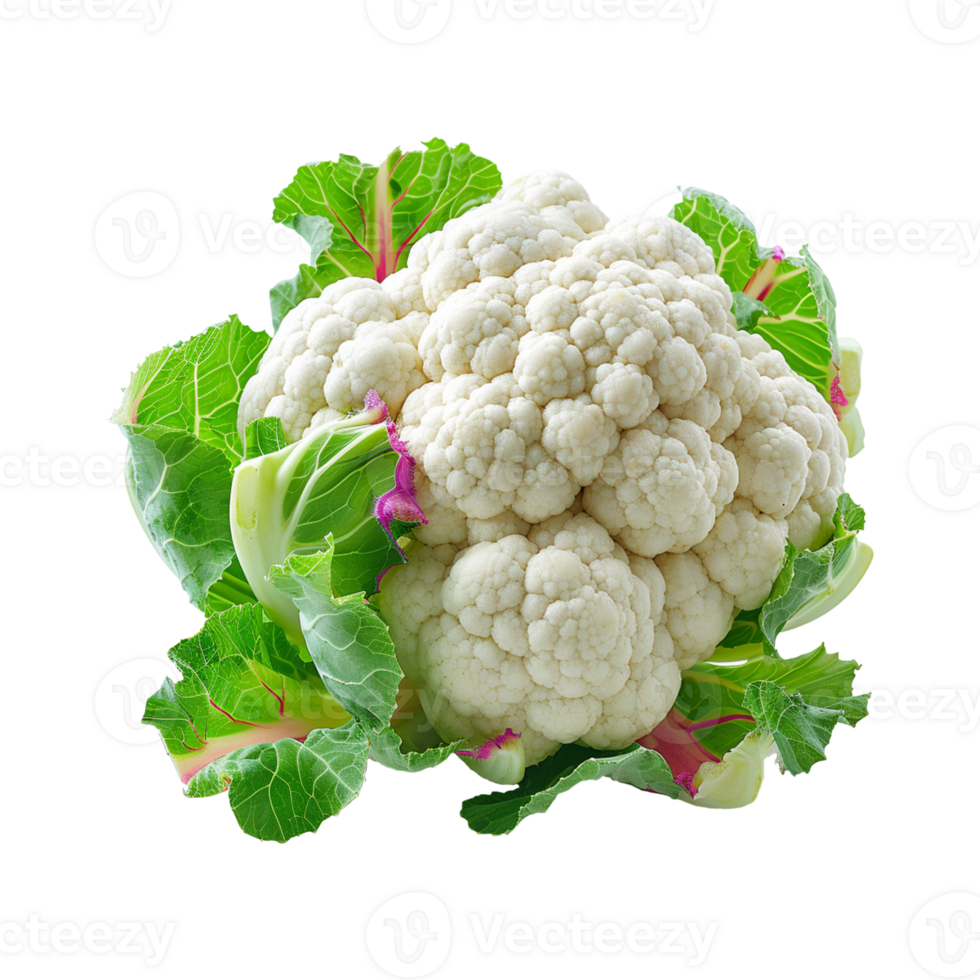 AI generated cauliflower isolated on transparent background png