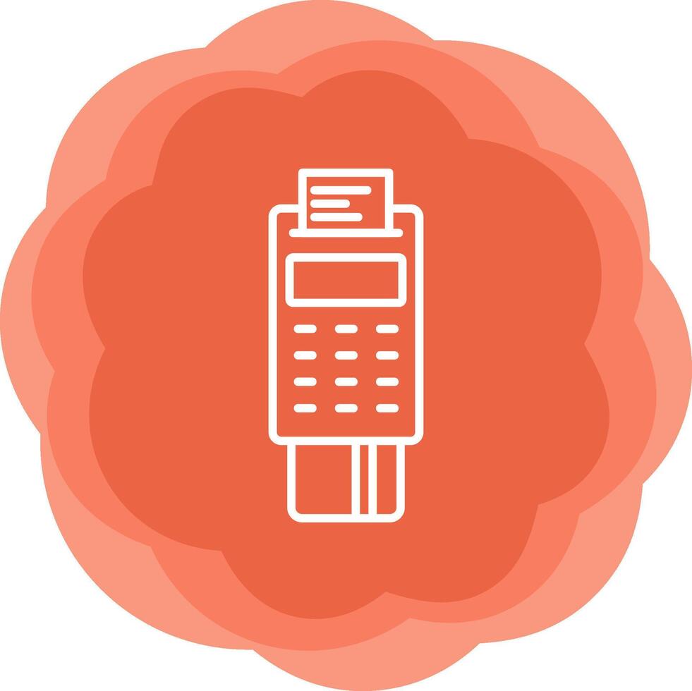 Pos Terminal Vecto Icon vector
