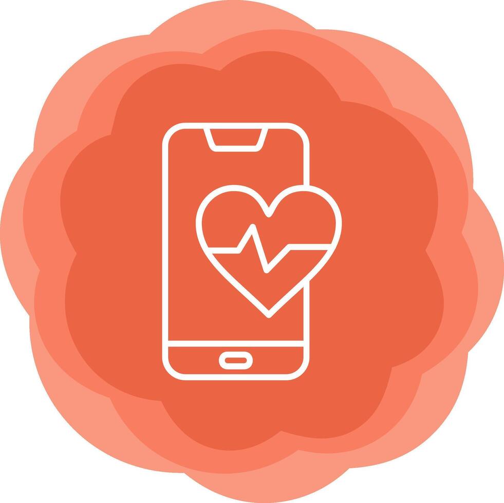 Heart Rate Vecto Icon vector