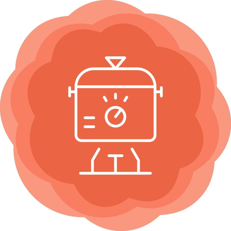 Slow Cooker Vecto Icon vector