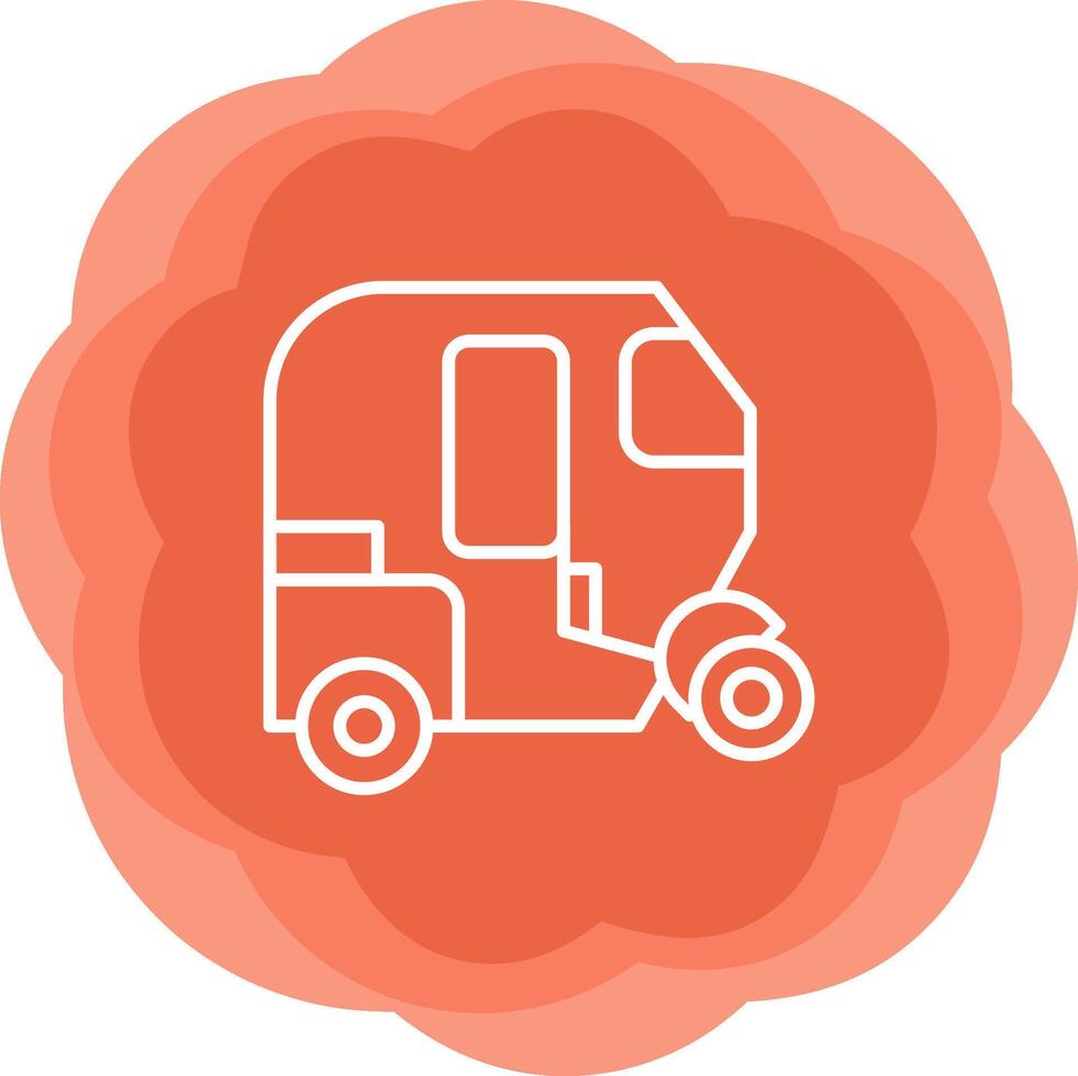 Tuk Tuk Vecto Icon vector