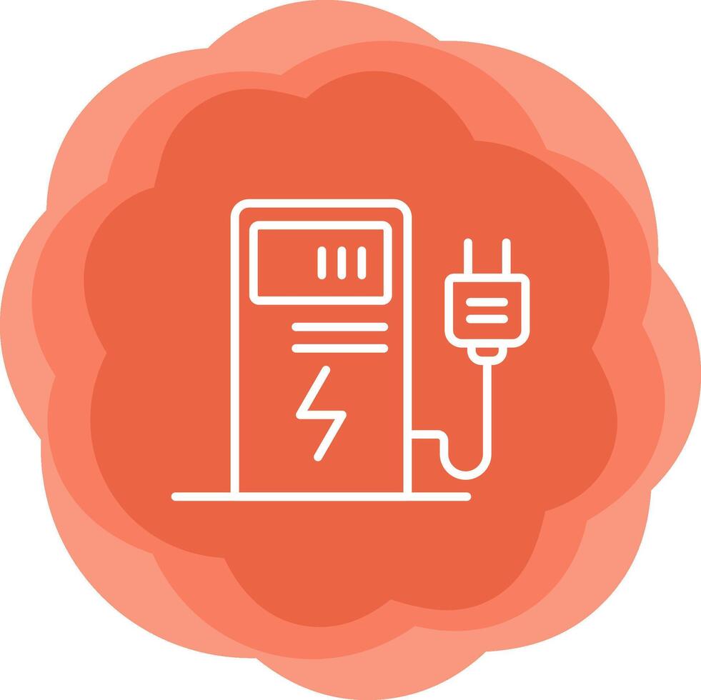 Electric Charge Vecto Icon vector