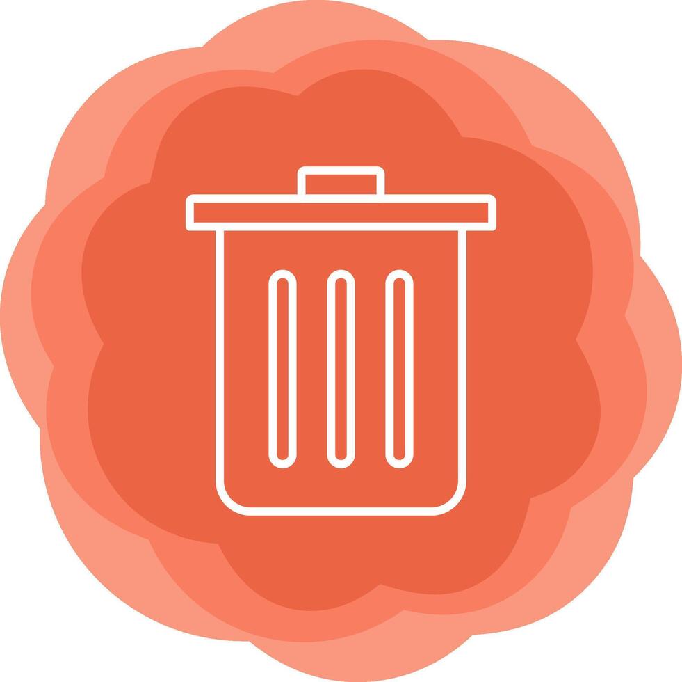 Dustbin Vecto Icon vector
