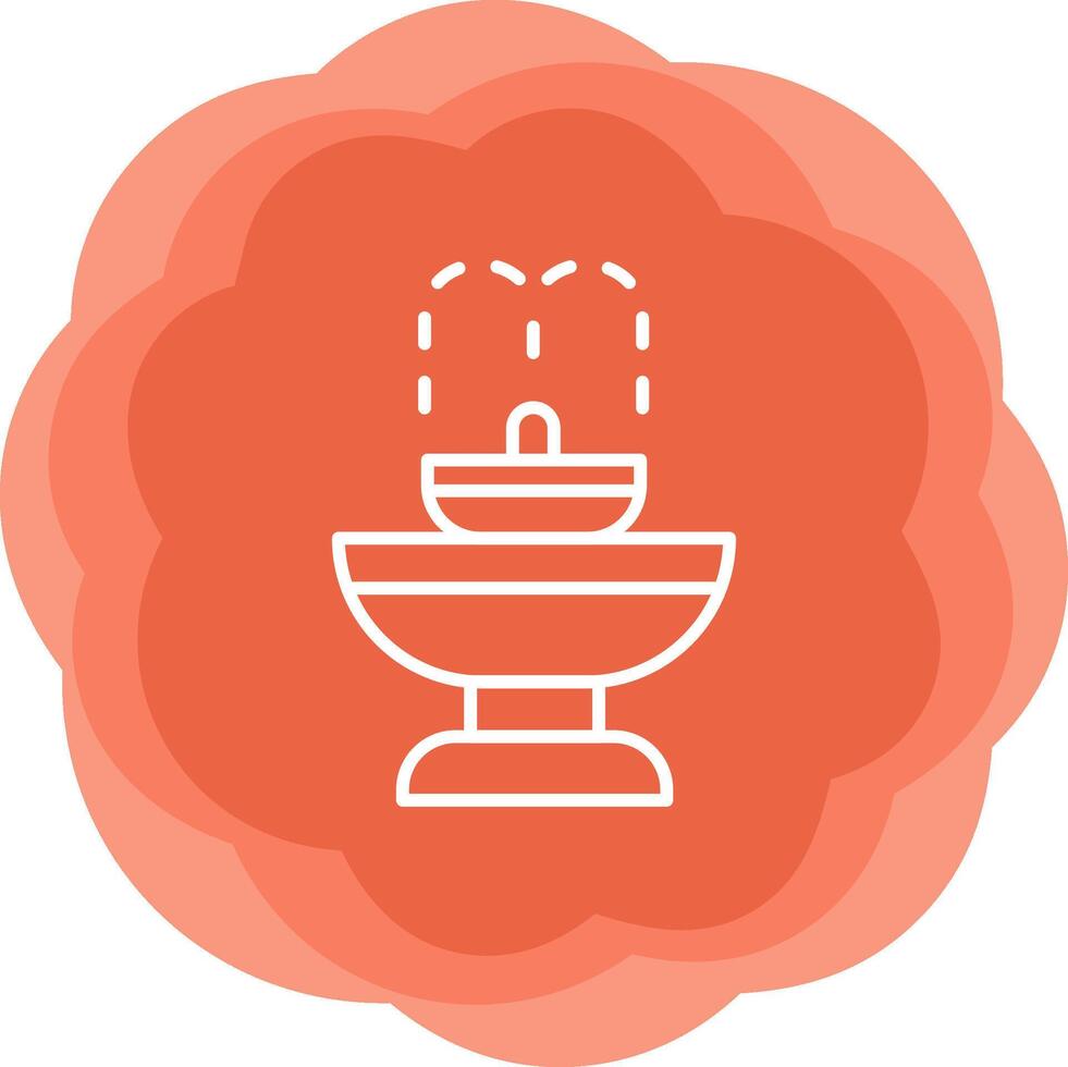 Fountain Vecto Icon vector