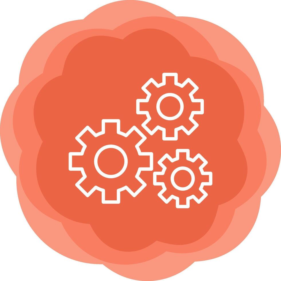 Gears Vecto Icon vector