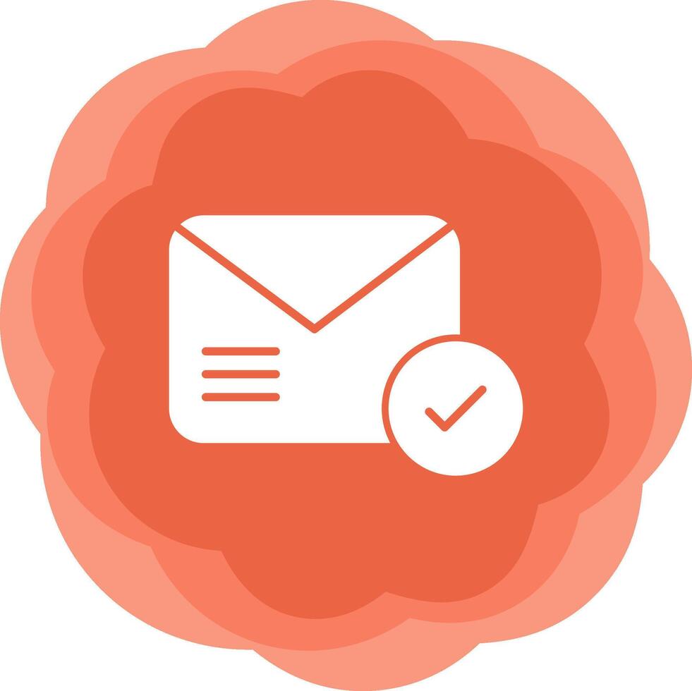 Email Deliverd Vecto Icon vector