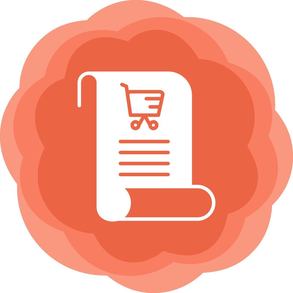 Shopping List Vecto Icon vector