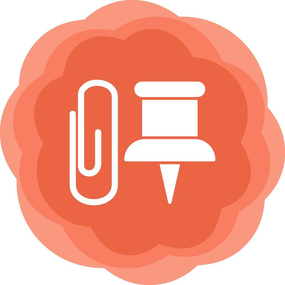 Paper Clip Vecto Icon vector