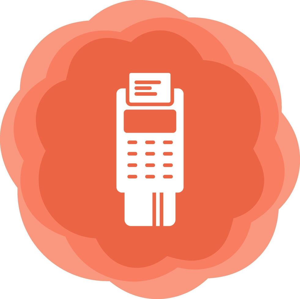 Pos Terminal Vecto Icon vector