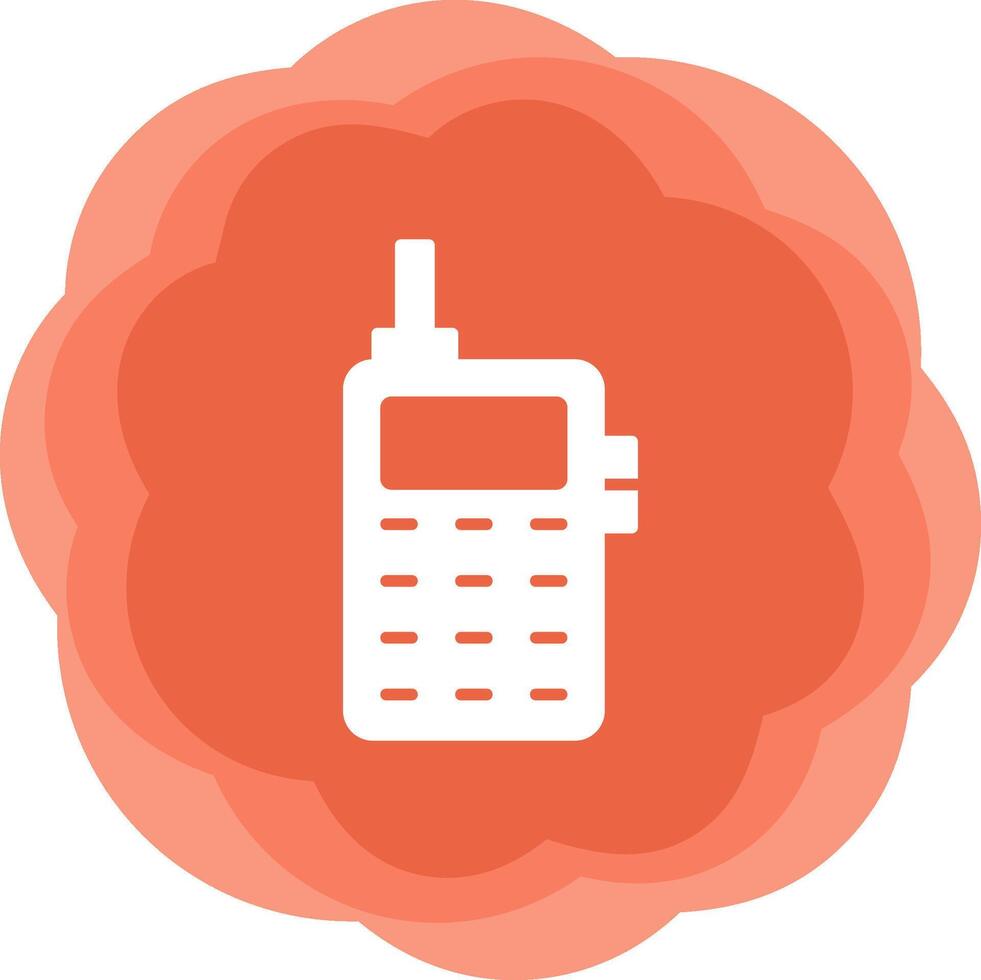 Old Phone Vecto Icon vector