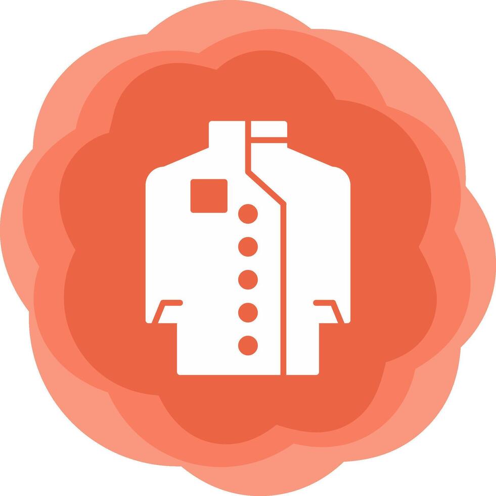 Chef Coat Vecto Icon vector