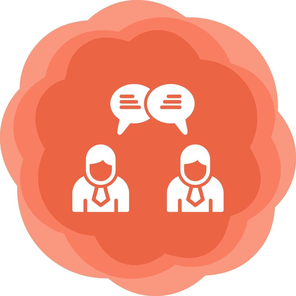 Users Chat Vecto Icon vector