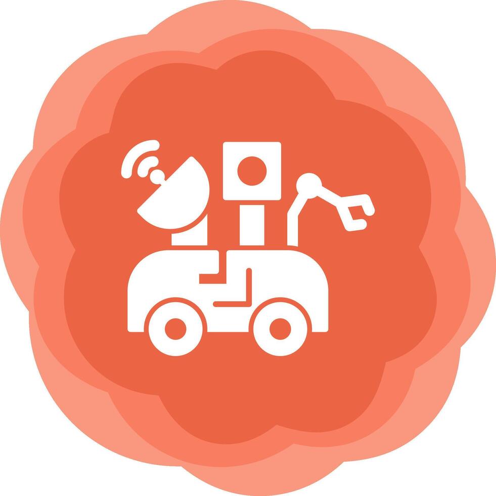 Moon Rover Vecto Icon vector