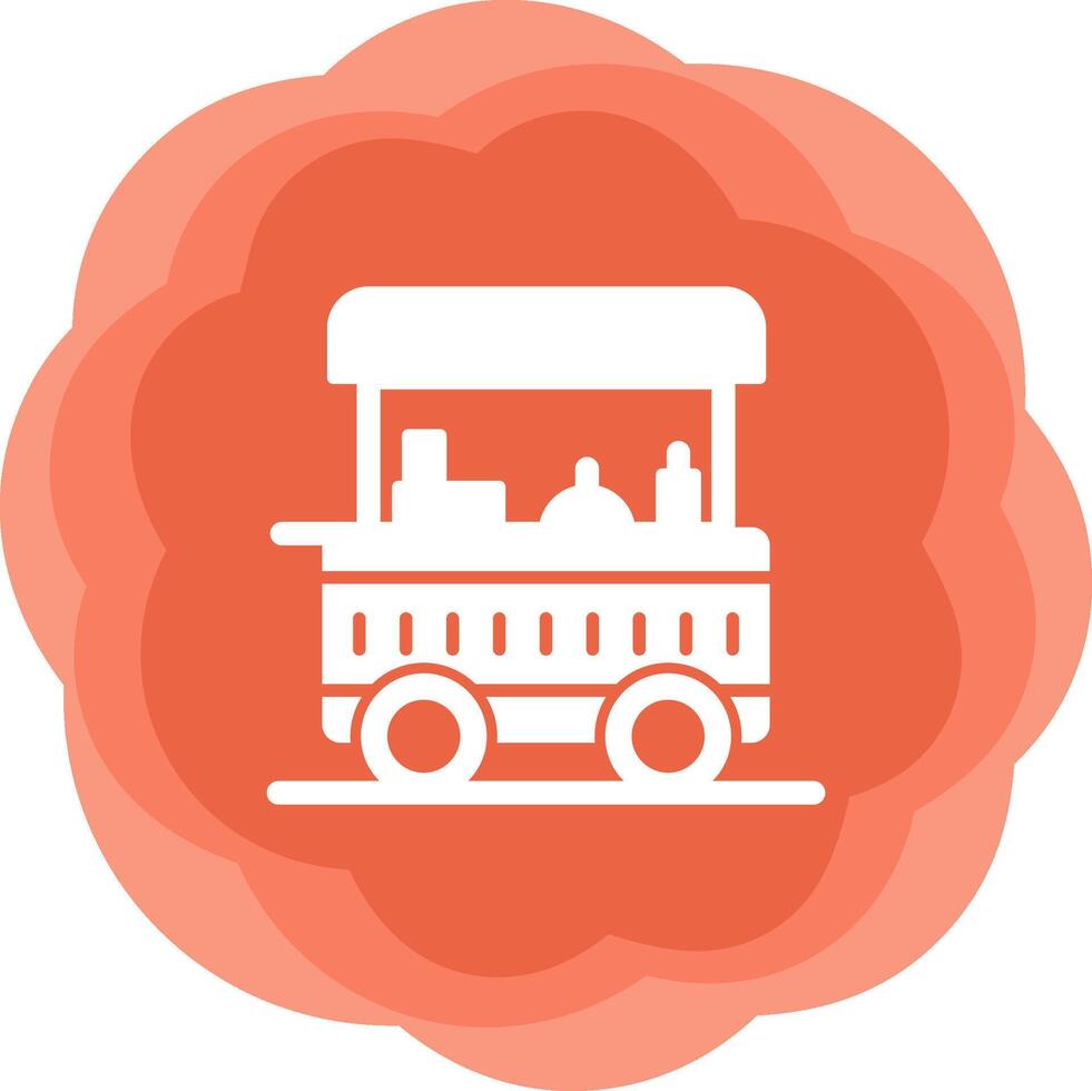 Food Cart Vecto Icon vector