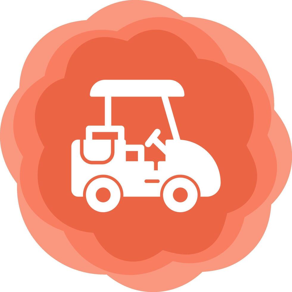 Golf Caddy Vecto Icon vector