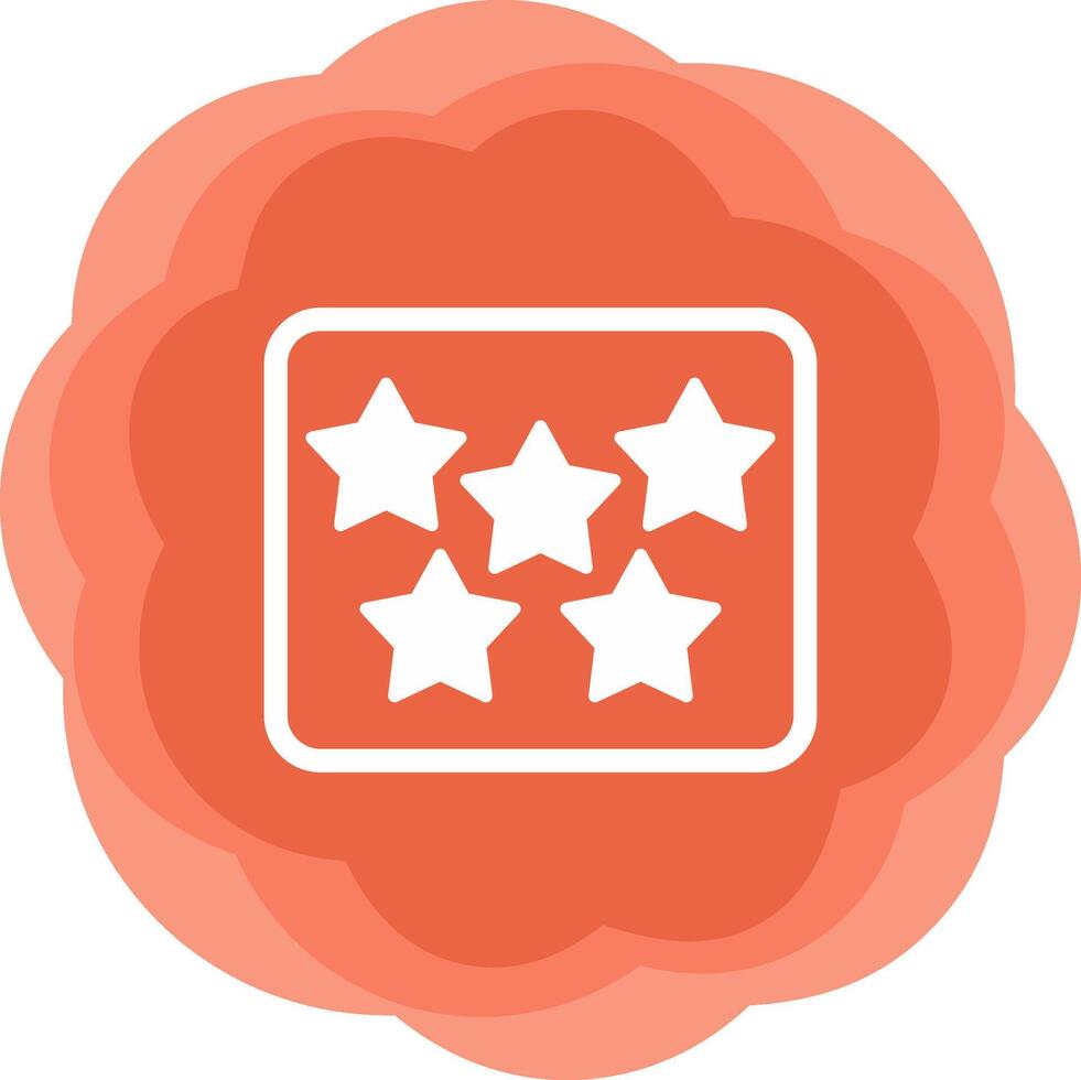 Five Star Vecto Icon vector