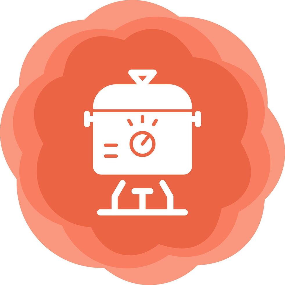 Slow Cooker Vecto Icon vector