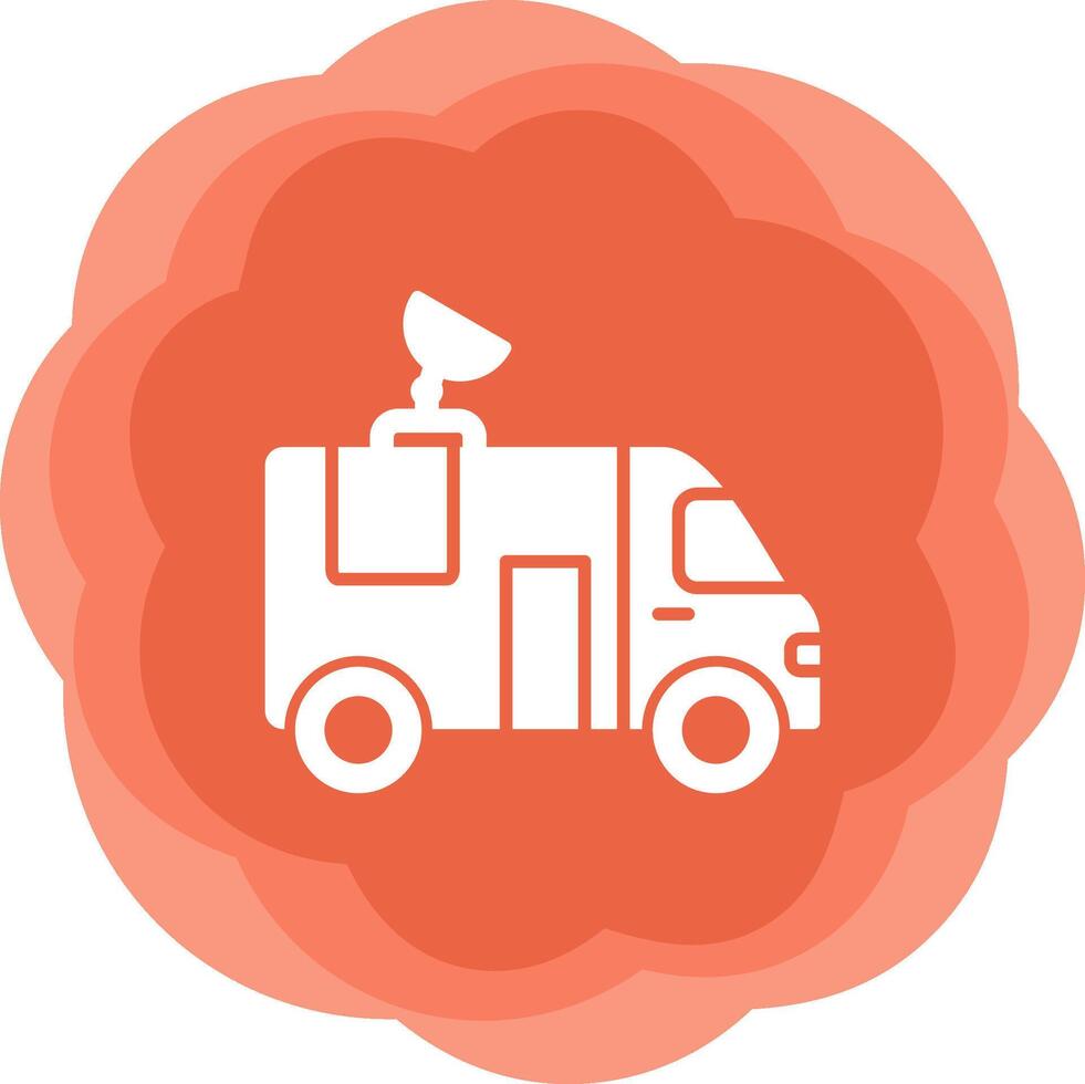 News Van Vecto Icon vector