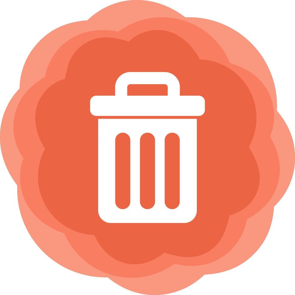 Trash Bin Vecto Icon vector