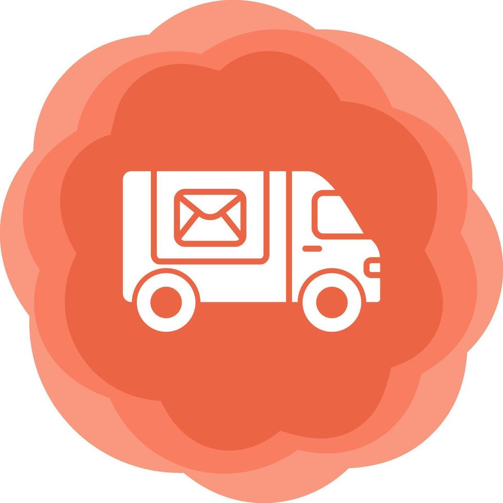 Postal Delivery Vecto Icon vector