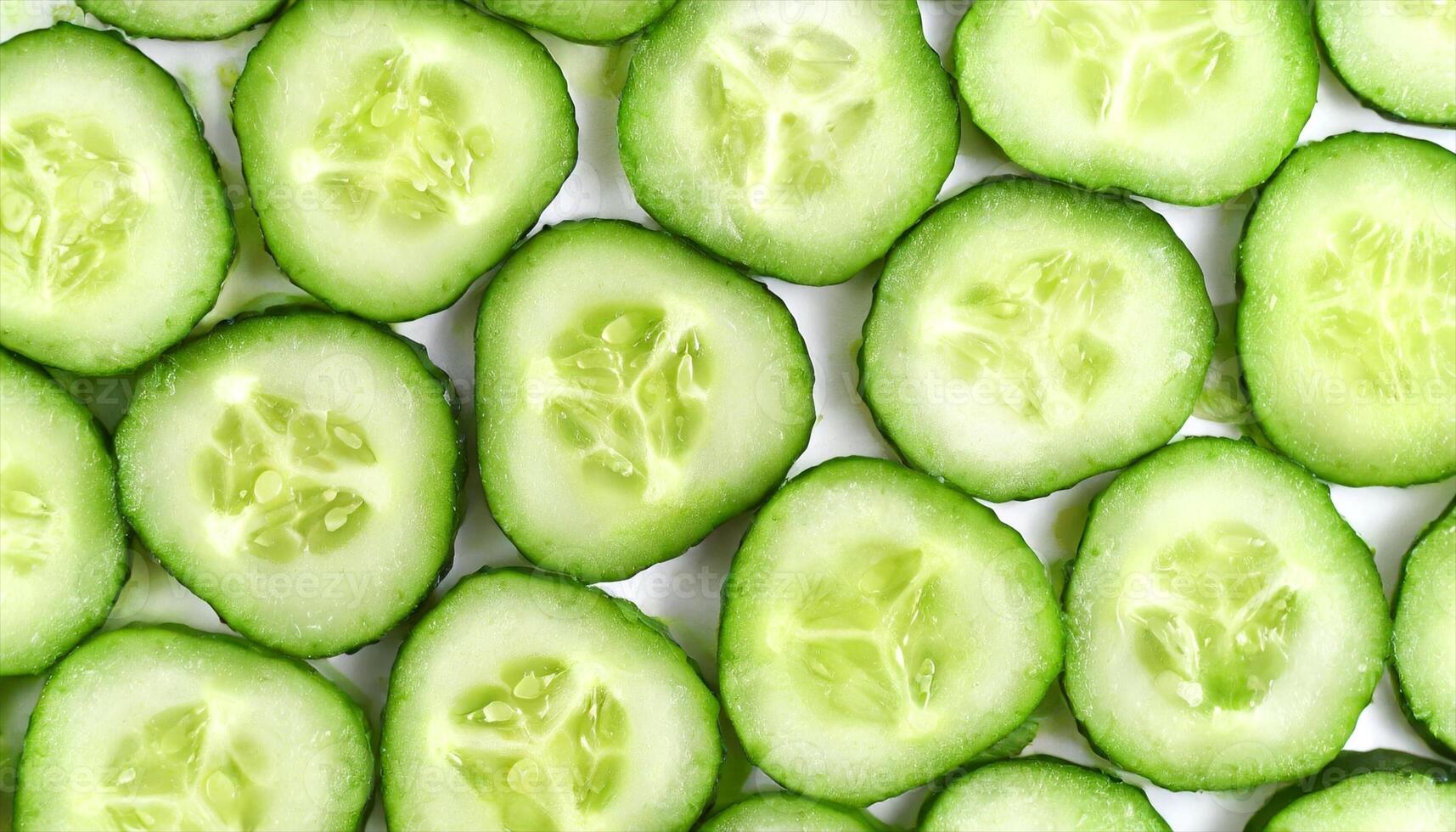 AI generated fresh organic cucumbers photo