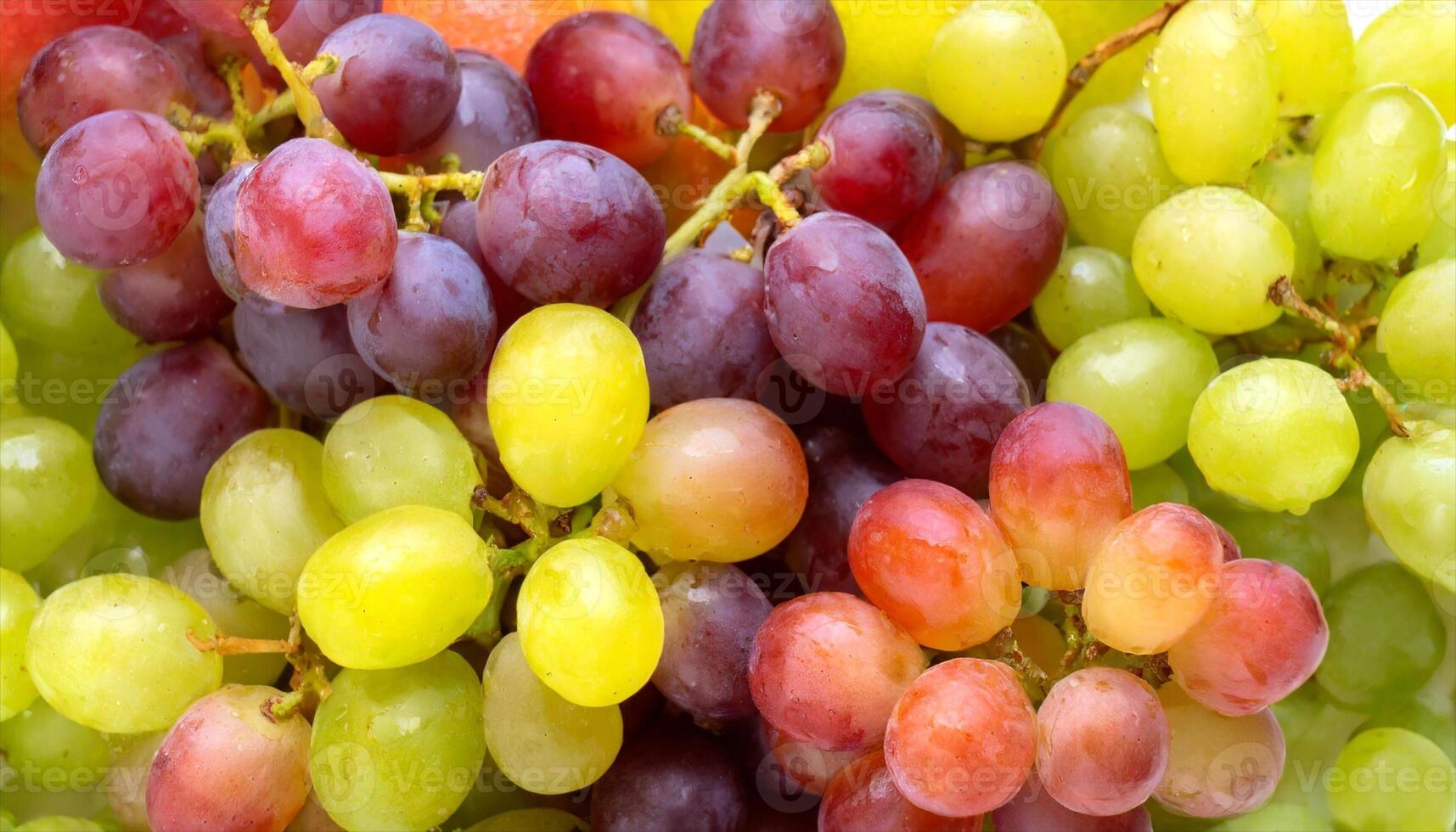 AI generated grapes are shown in a close up shot photo