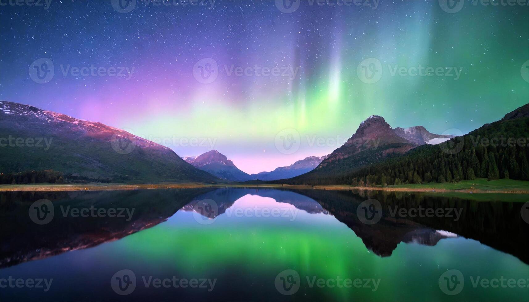 AI generated aurora borealis, aurora borealis, aurora borealis, aurora borealis photo