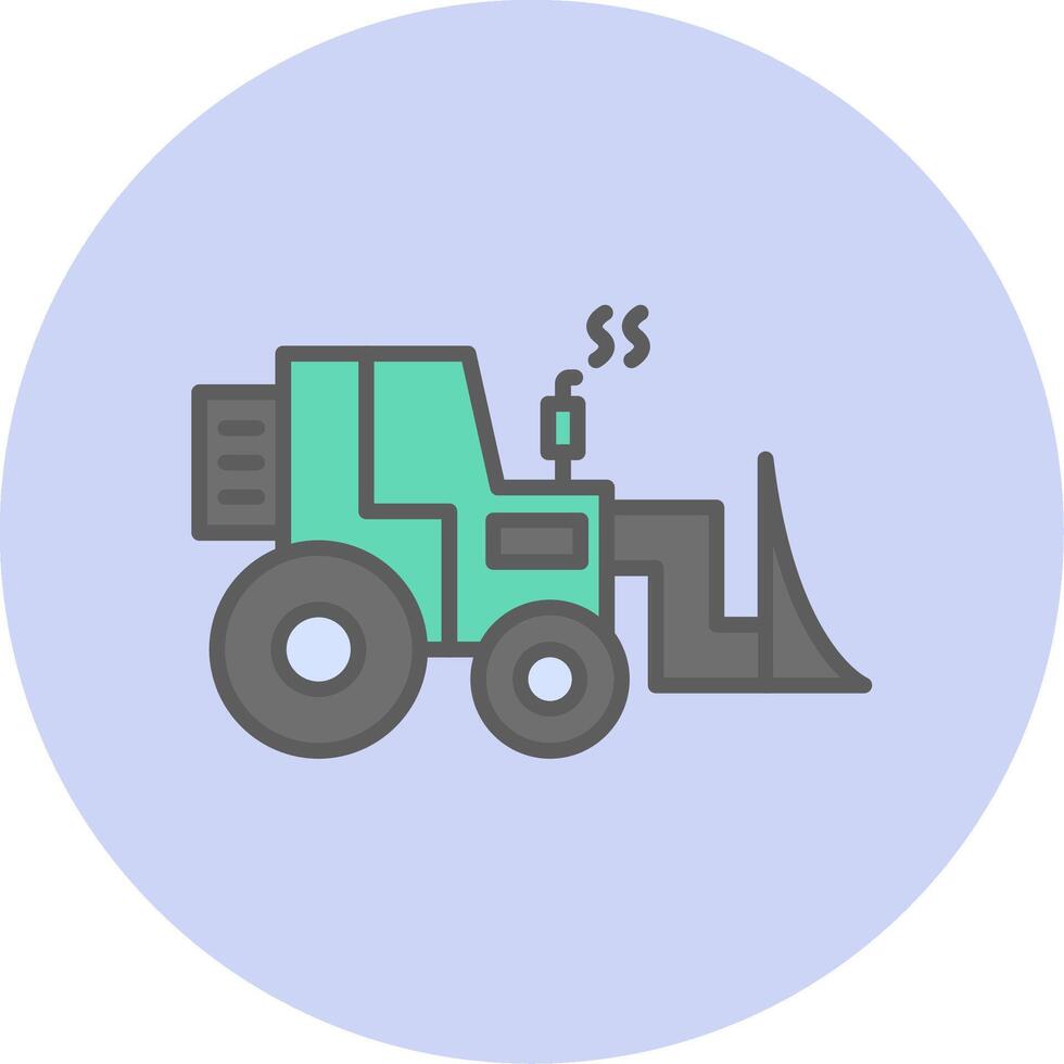 Bulldozer Vecto Icon vector