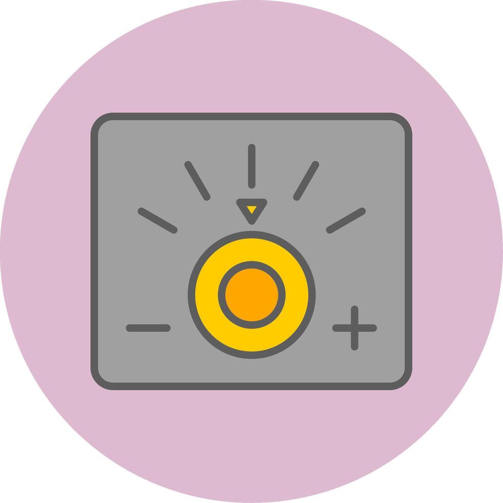 Dimmer Vecto Icon vector