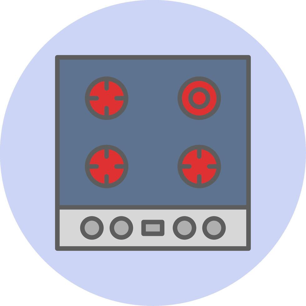 Hob Vecto Icon vector
