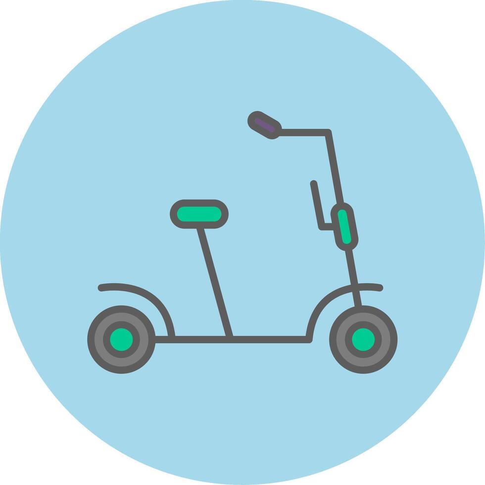 Kick Scooter Vecto Icon vector
