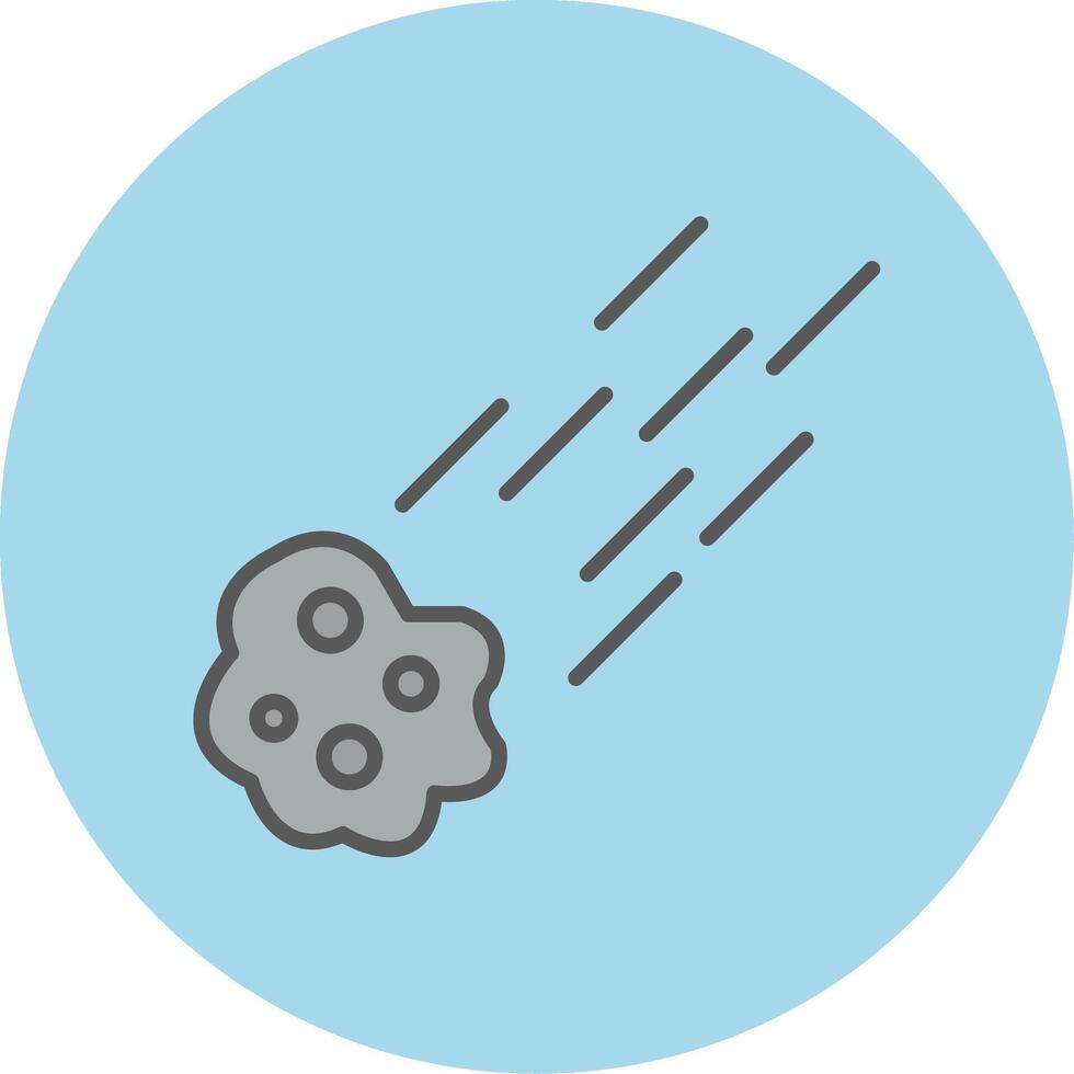 Meteor Vecto Icon vector