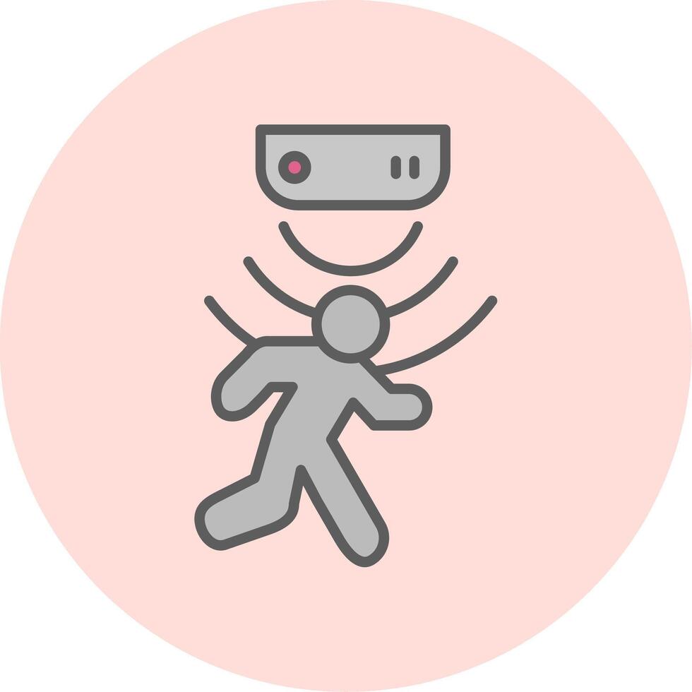 Motion Sensor Vecto Icon vector