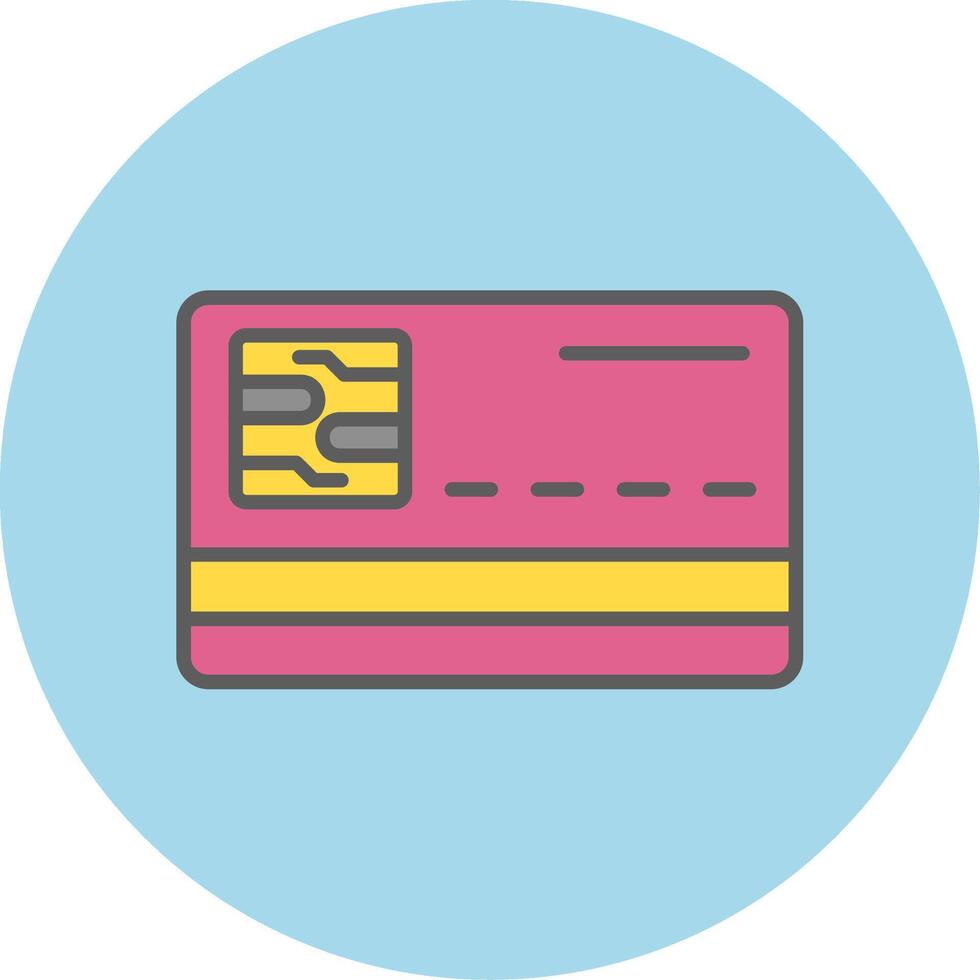 Smart Card Vecto Icon vector